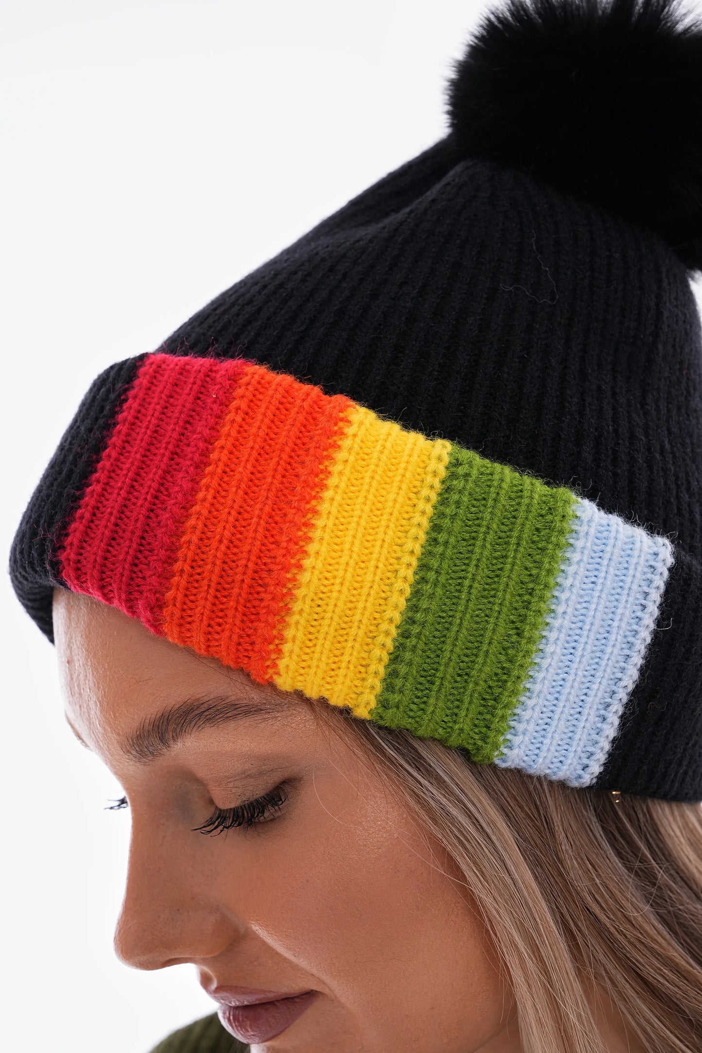 Wintermütze - Mit Streifen